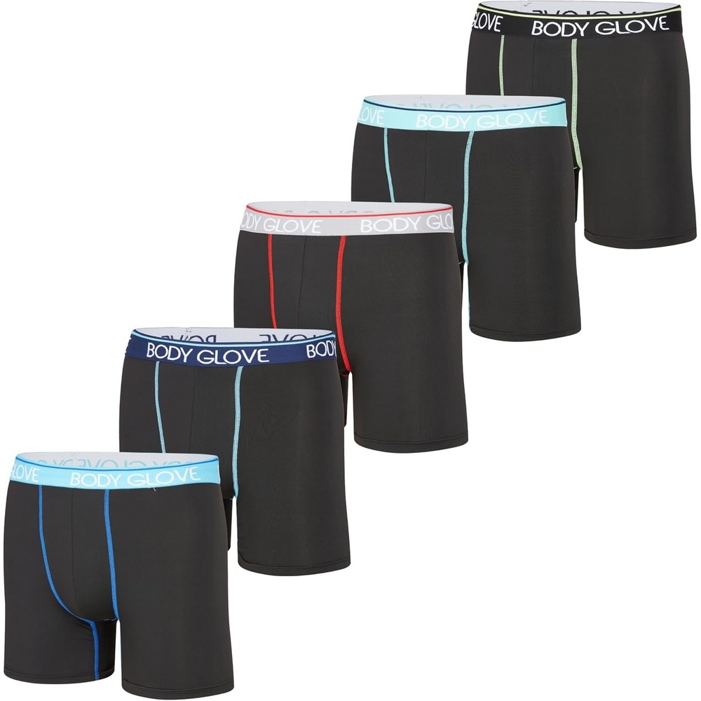 Body glove Performance Boxer Briefs 5 Pack Small New in Packaging ($58 Retail)